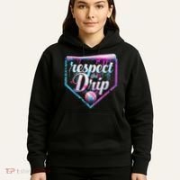 Baseball Drip Ice Cream Dripping Respect The Drip  Hoodie thumb 5