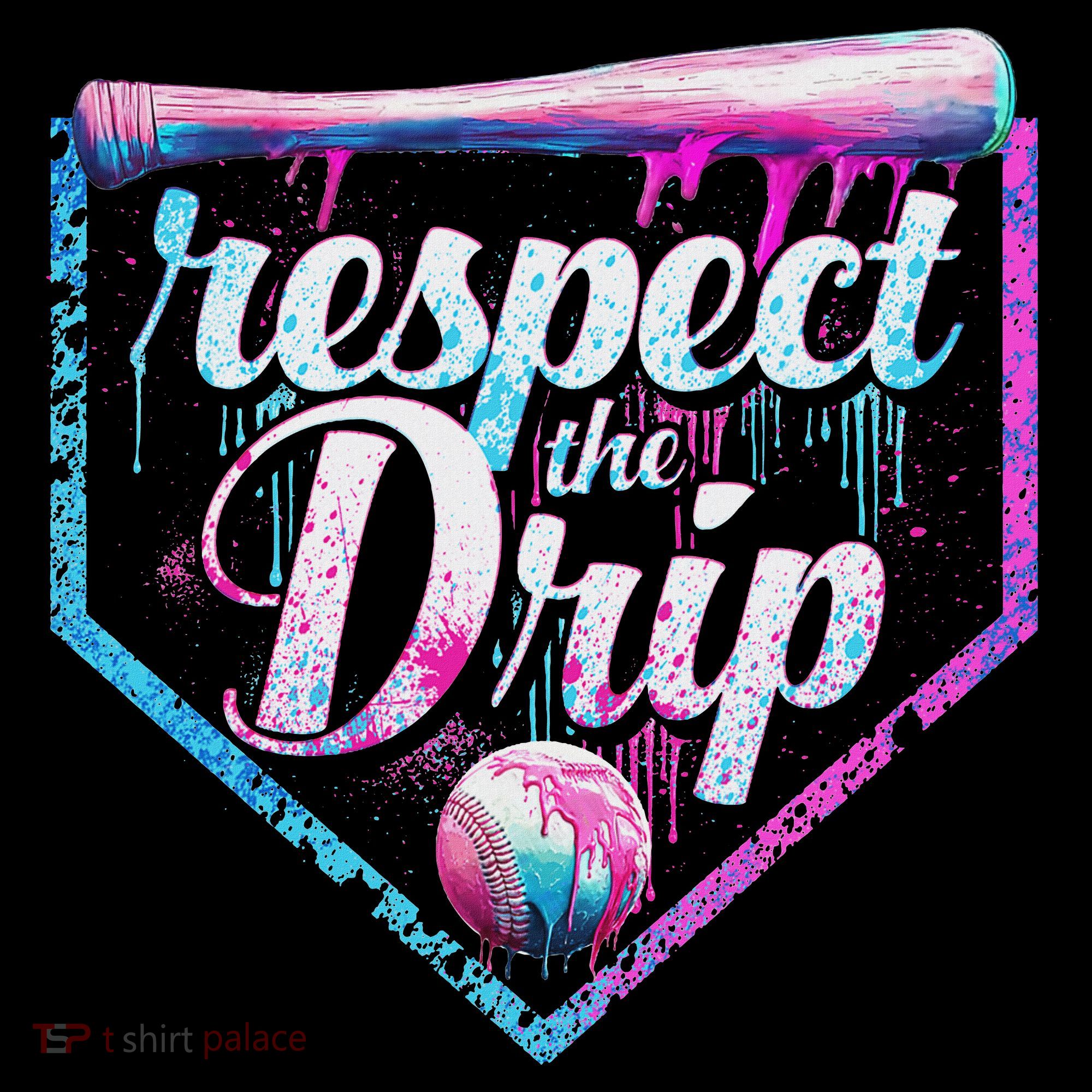 Baseball Drip Ice Cream Dripping Respect The Drip  Sweatshirt