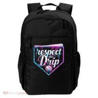 Baseball Drip Ice Cream Dripping Respect The Drip  Backpack thumb 0