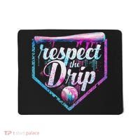 Baseball Drip Ice Cream Dripping Respect The Drip  Mousepad thumb 0