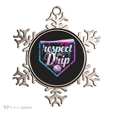 Baseball Drip Ice Cream Dripping Respect The Drip  Ornament