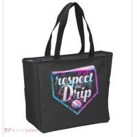 Baseball Drip Ice Cream Dripping Respect The Drip  Tote Bag thumb 2