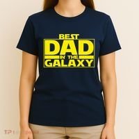Best Dad In The Galaxy Father's Day Gift T-Shirt thumb 4