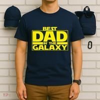 Best Dad In The Galaxy Father's Day Gift T-Shirt thumb 6