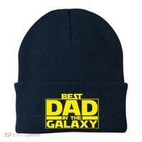 Best Dad In The Galaxy Father's Day Gift Beanie thumb 0