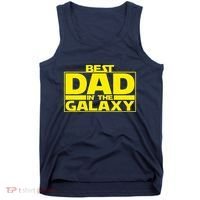 Best Dad In The Galaxy Father's Day Gift Tank Top thumb 0