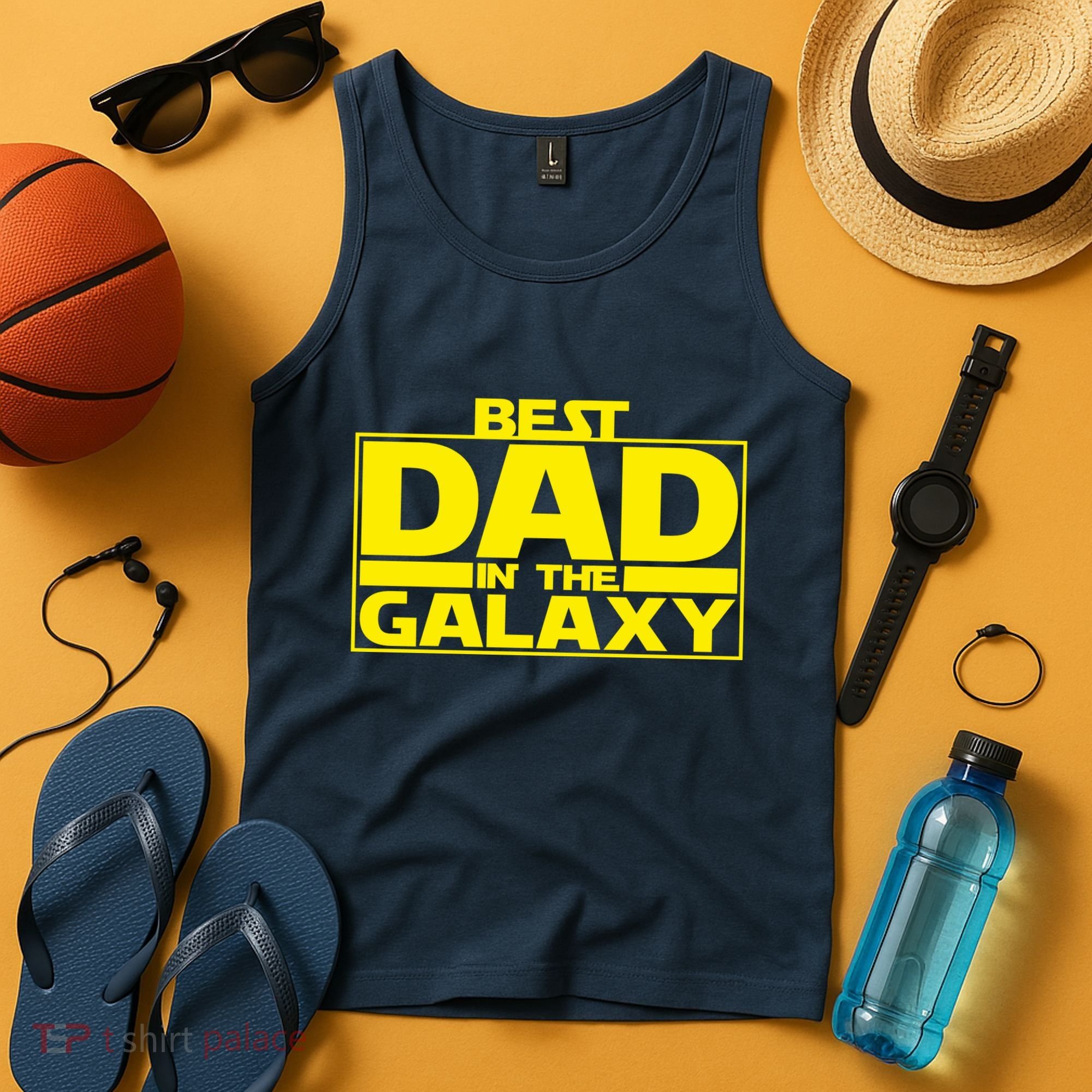 Best Dad In The Galaxy Father's Day Gift Tank Top