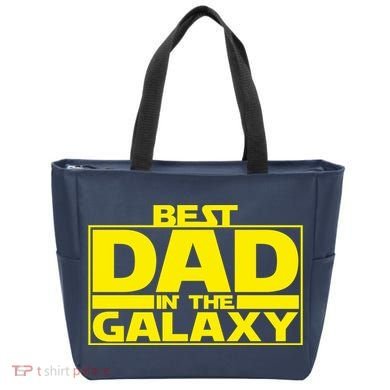 Best Dad In The Galaxy Father's Day Gift Tote Bag