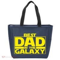 Best Dad In The Galaxy Father's Day Gift Tote Bag thumb 0