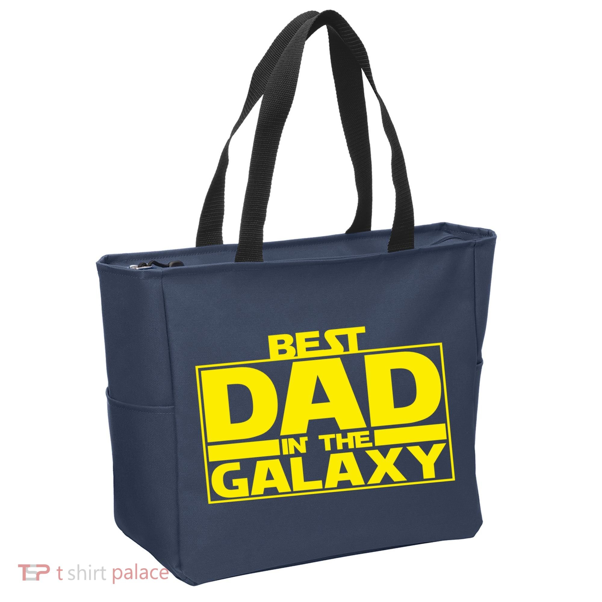 Best Dad In The Galaxy Father's Day Gift Tote Bag