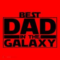 Best Dad In The Galaxy Father's Day Gift Santa Hat thumb 1
