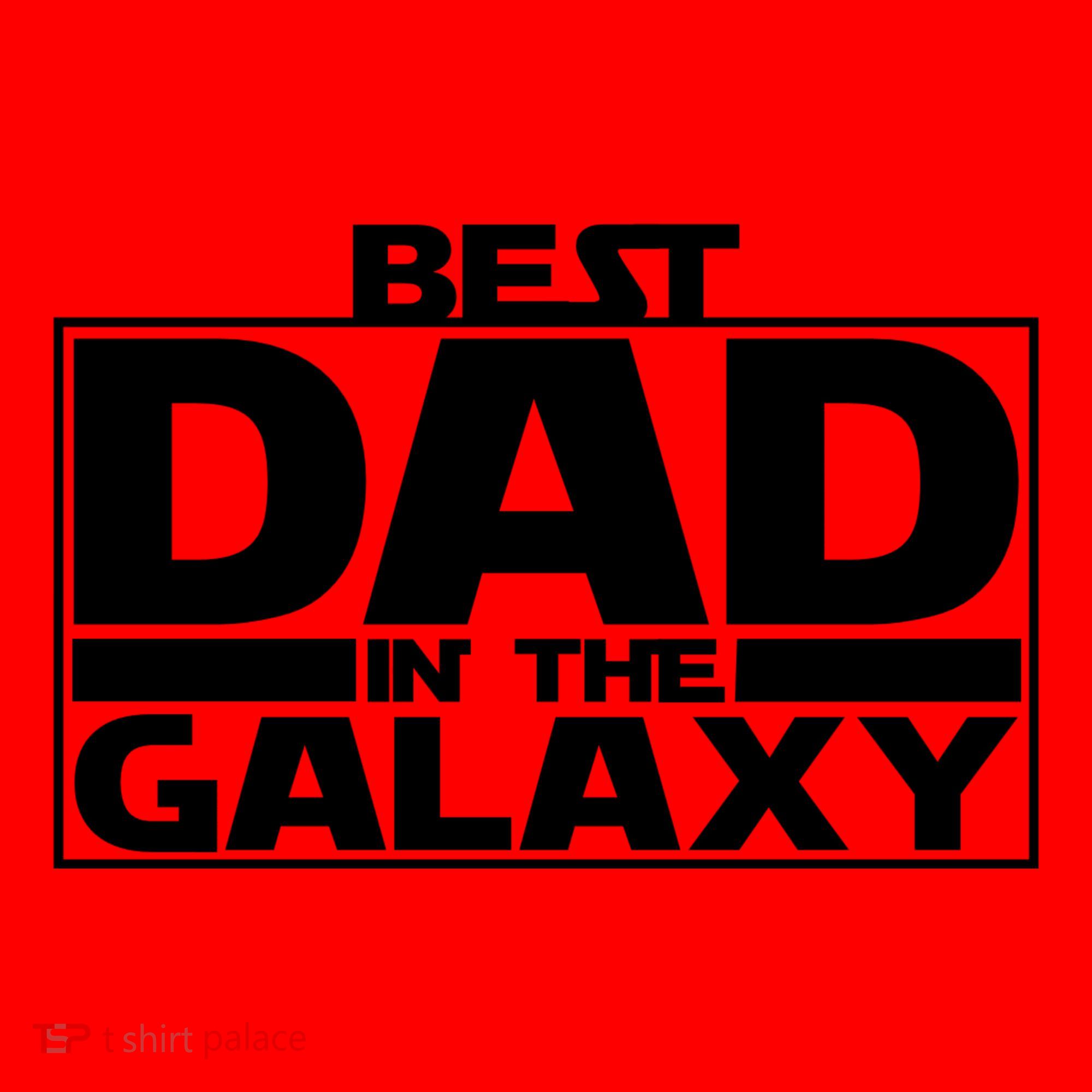 Best Dad In The Galaxy Father's Day Gift Santa Hat