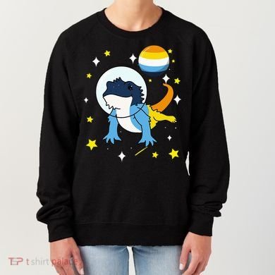 Bearded Dragon In Space Aroace Women's Sweatshirt