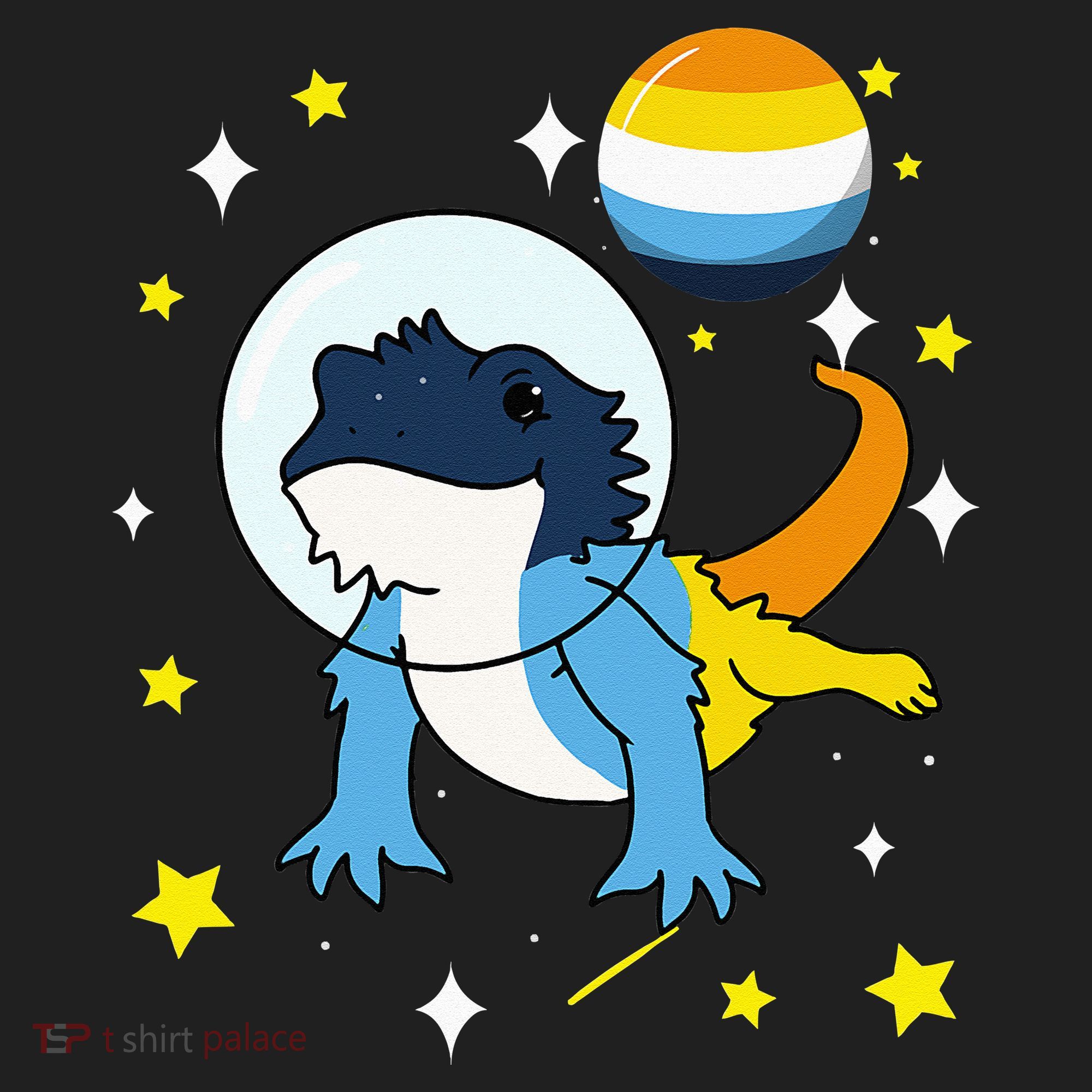 Bearded Dragon In Space Aroace Women's Sweatshirt