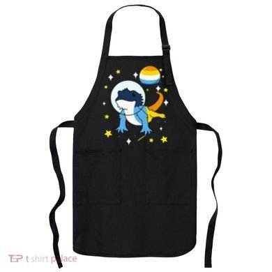Bearded Dragon In Space Aroace Apron