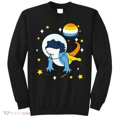 Bearded Dragon In Space Aroace Sweatshirt