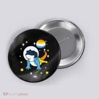 Bearded Dragon In Space Aroace Button thumb 0