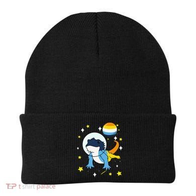 Bearded Dragon In Space Aroace Beanie