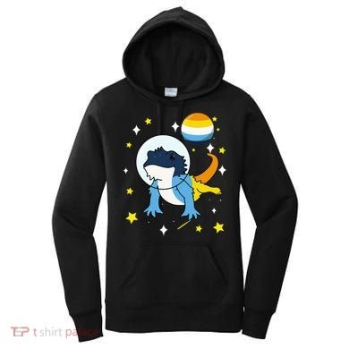 Bearded Dragon In Space Aroace Women's Hoodie