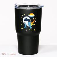 Bearded Dragon In Space Aroace Tumbler thumb 0