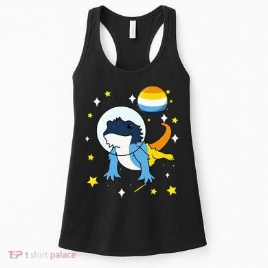 Bearded Dragon In Space Aroace Women's Tank Top