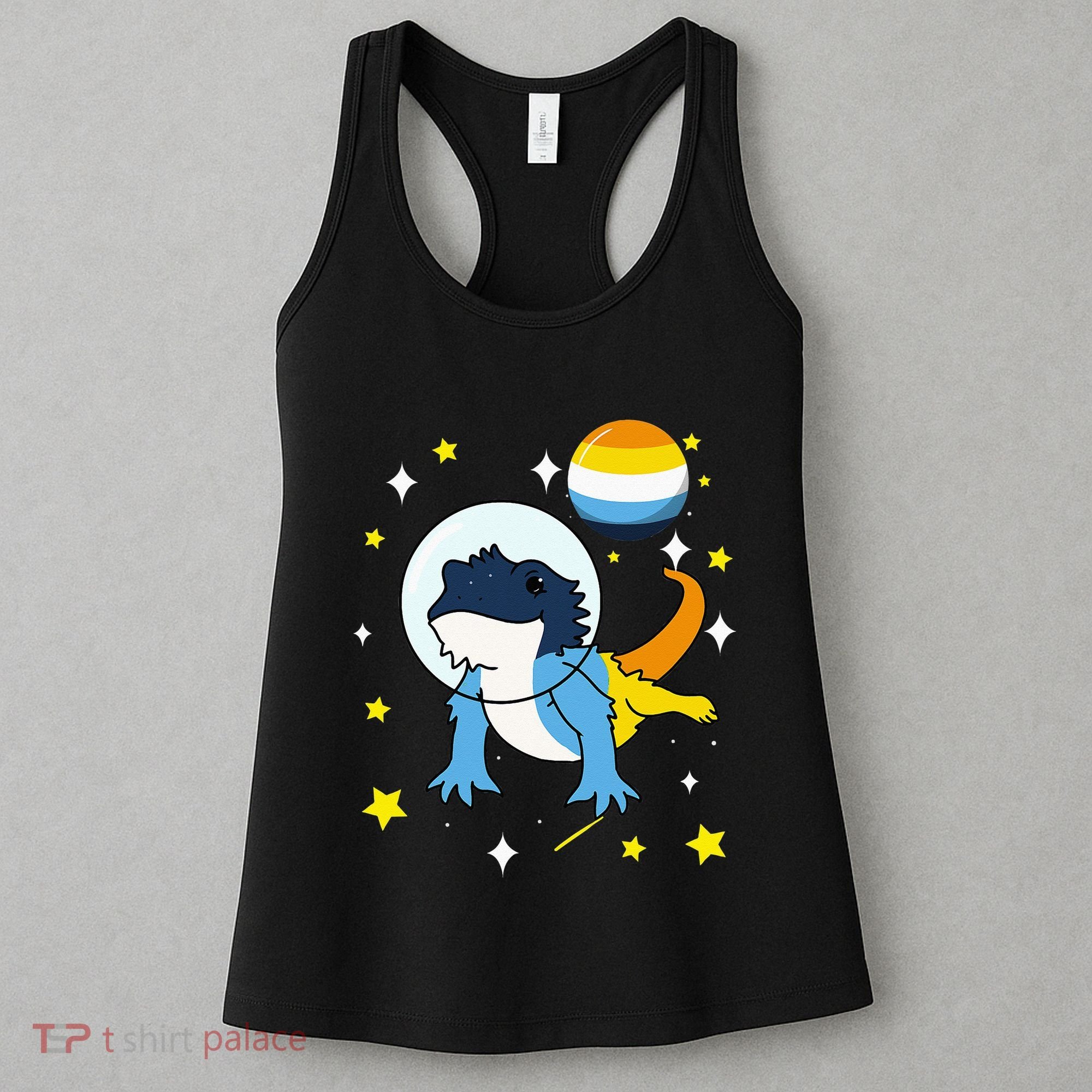 Bearded Dragon In Space Aroace Women's Tank Top