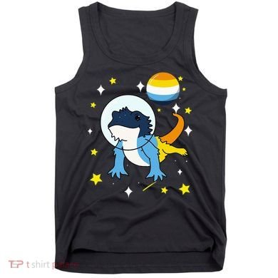 Bearded Dragon In Space Aroace Tank Top