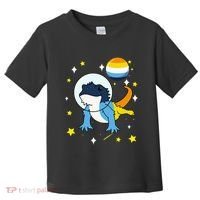 Bearded Dragon In Space Aroace Toddler T-Shirt thumb 0