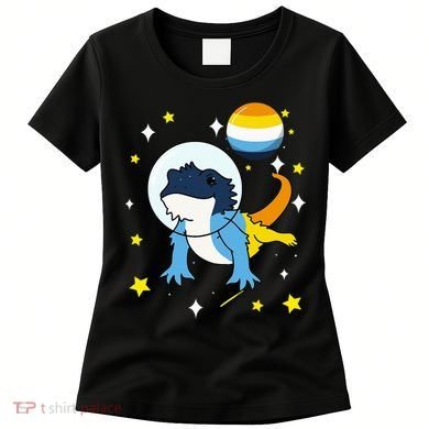 Bearded Dragon In Space Aroace Women's T-Shirt