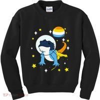 Bearded Dragon In Space Aroace Kids Sweatshirt thumb 0