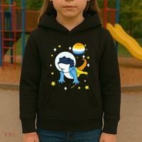 Bearded Dragon In Space Aroace Kids Hoodie thumb 3