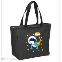 Bearded Dragon In Space Aroace Tote Bag thumb 2