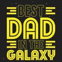 Best Dad In The Galaxy Birthday Father’s Day Beanie thumb 2
