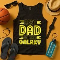 Best Dad In The Galaxy Birthday Father’s Day Tank Top thumb 4