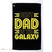Best Dad In The Galaxy Birthday Father’s Day Golf Towel thumb 0