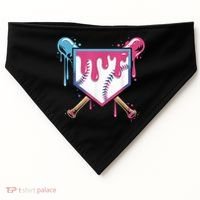 Baseball Drip  Ice Cream Drip Bo.ys Baseball USA-Made Doggie Bandana thumb 0
