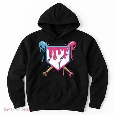 Baseball Drip  Ice Cream Drip Bo.ys Baseball Hoodie