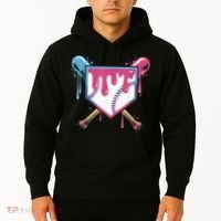 Baseball Drip  Ice Cream Drip Bo.ys Baseball Hoodie thumb 2
