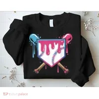 Baseball Drip  Ice Cream Drip Bo.ys Baseball Sweatshirt thumb 2