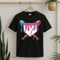 Baseball Drip  Ice Cream Drip Bo.ys Baseball T-Shirt thumb 2