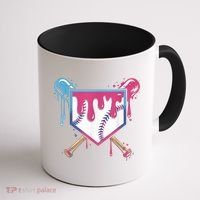 Baseball Drip  Ice Cream Drip Bo.ys Baseball Coffee Mug thumb 1