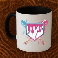 Baseball Drip  Ice Cream Drip Bo.ys Baseball Coffee Mug thumb 2
