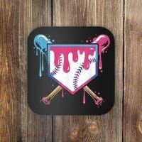 Baseball Drip  Ice Cream Drip Bo.ys Baseball Coaster thumb 0