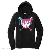 Baseball Drip  Ice Cream Drip Bo.ys Baseball Women's Hoodie thumb 0