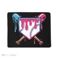 Baseball Drip  Ice Cream Drip Bo.ys Baseball Mousepad thumb 0