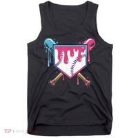 Baseball Drip  Ice Cream Drip Bo.ys Baseball Tank Top thumb 0