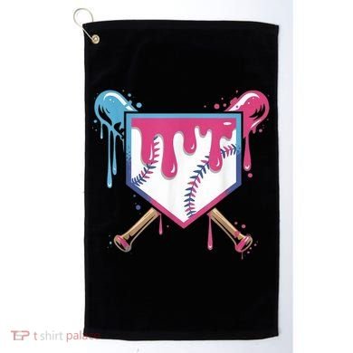 Baseball Drip  Ice Cream Drip Bo.ys Baseball Golf Towel