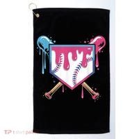 Baseball Drip  Ice Cream Drip Bo.ys Baseball Golf Towel thumb 0