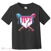 Baseball Drip  Ice Cream Drip Bo.ys Baseball Toddler T-Shirt thumb 0