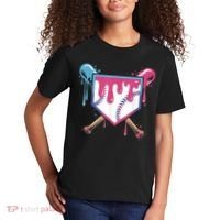 Baseball Drip  Ice Cream Drip Bo.ys Baseball Kids T-Shirt thumb 2